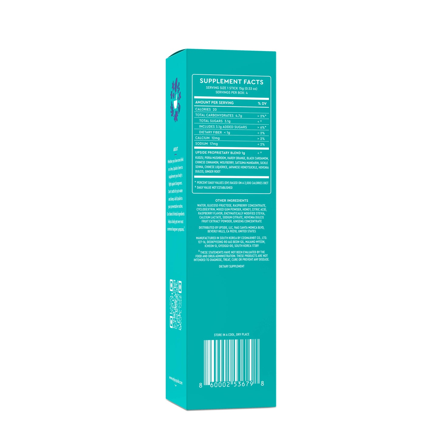 Upside - Before Alcohol Hangover Sticks - UPSIDE Before Drinking Hangover Sticks - Date Night (4-Pack)