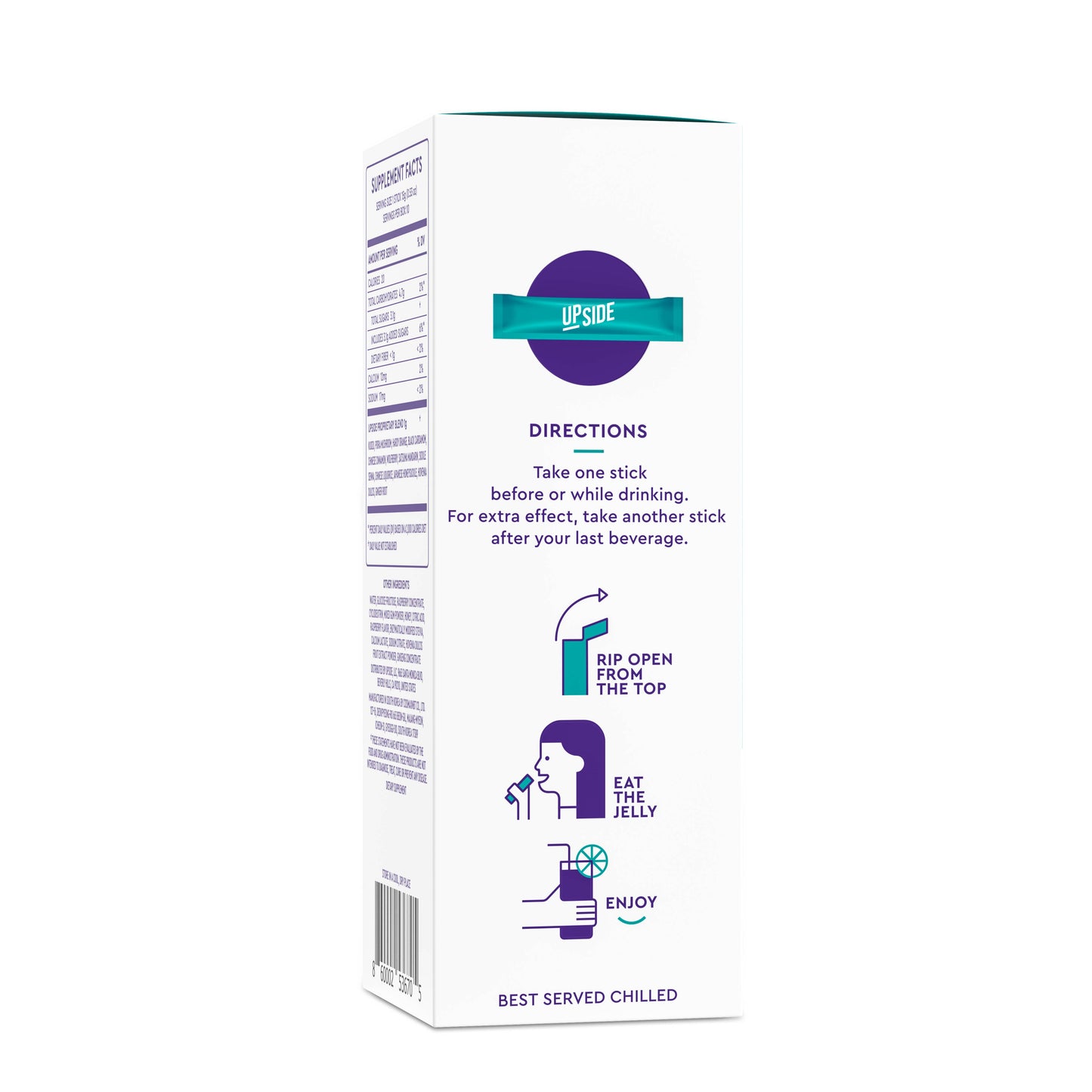 Upside - Before Alcohol Hangover Sticks - UPSIDE Before Drinking Hangover Sticks - Box Set (10-Pack)