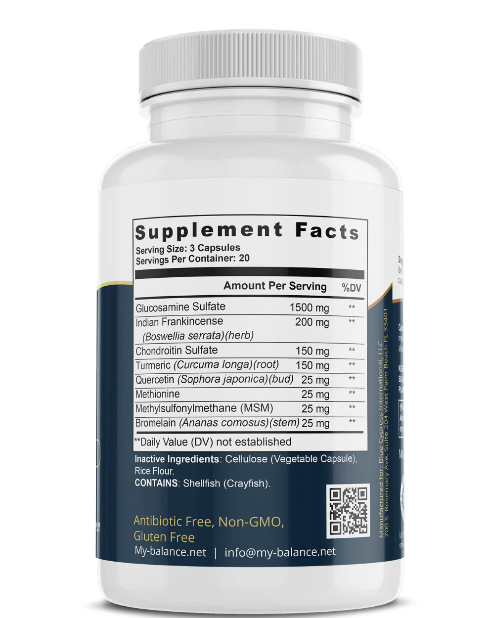 My Balance - Joint Support - Glucosamine Sulfate Master Formula