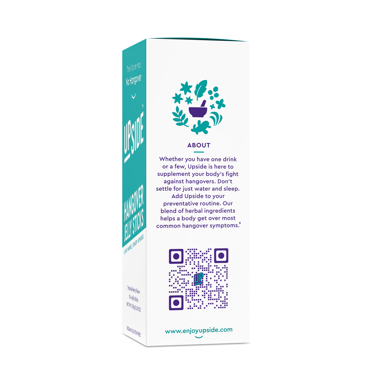 Upside - Before Alcohol Hangover Sticks - UPSIDE Before Drinking Hangover Sticks - Box Set (10-Pack)