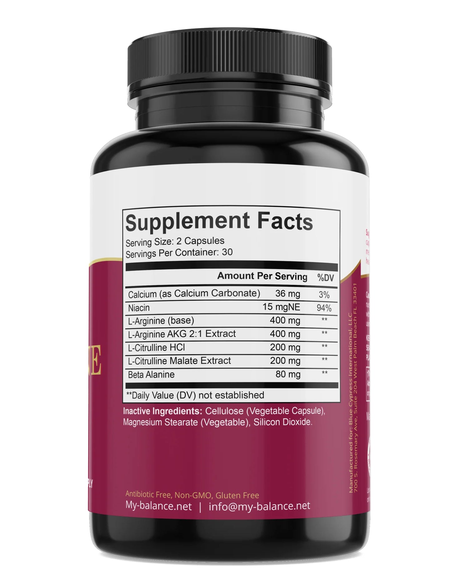 My Balance - L-Arginine - Clean, Simple Formula