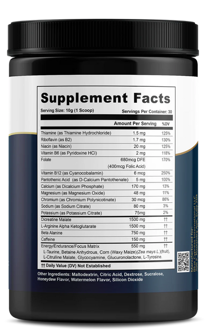 My Balance - Nitric Oxide Booster Powder Mix – Blue Raspberry Flavor