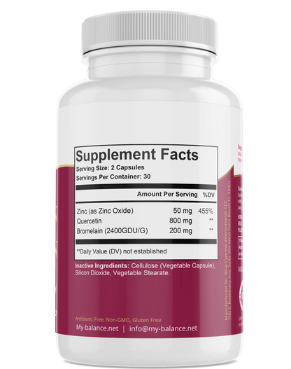 My Balance - Quercetin, Bromelain & Zinc