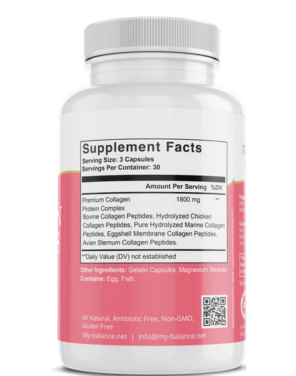 My Balance - Collagen Peptides Types I, II, III, V, X