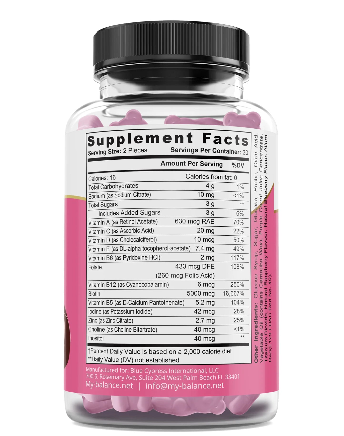My Balance - Hair Skin and Nails with Biotin Gummies