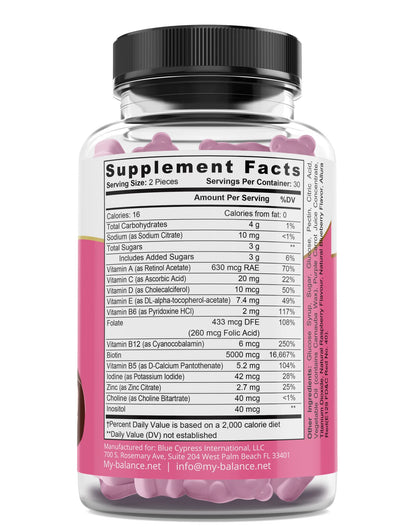 My Balance - Hair Skin and Nails with Biotin Gummies