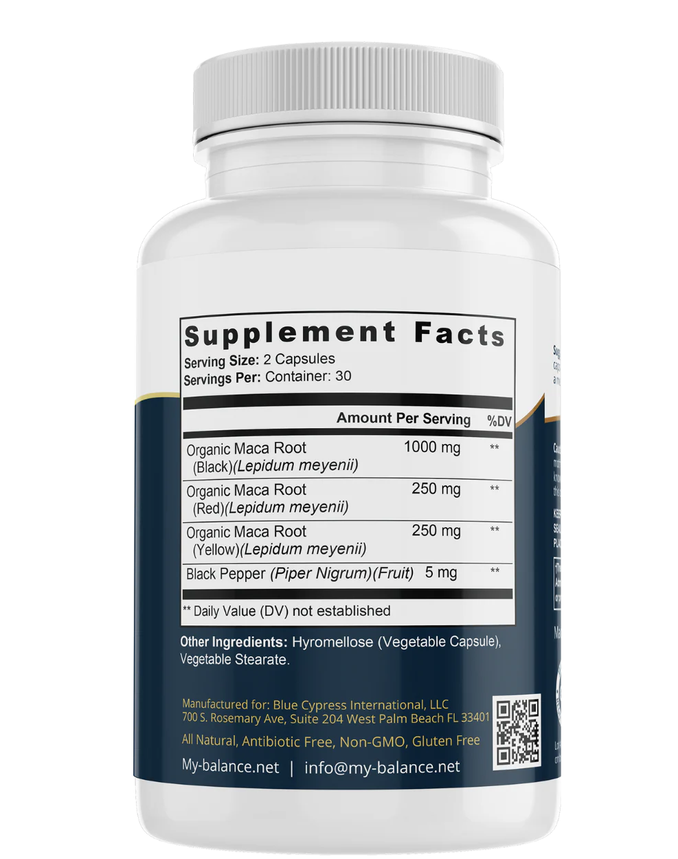 My Balance - Organic MACA Root Capsules