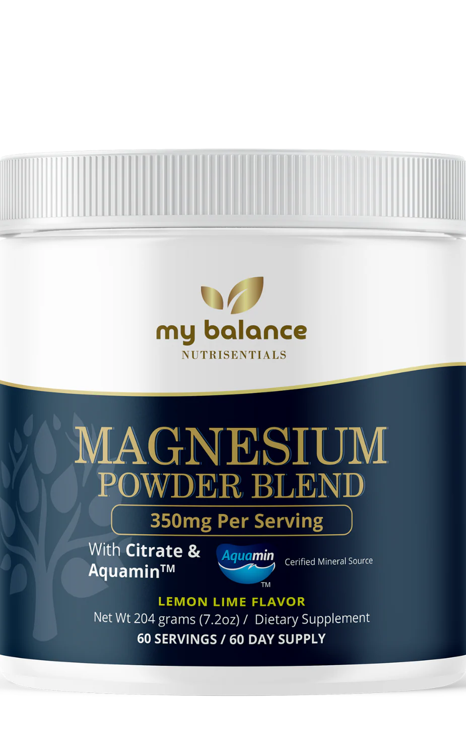 My Balance - Magnesium Powder - Magnesium Citrate & Aquamin™