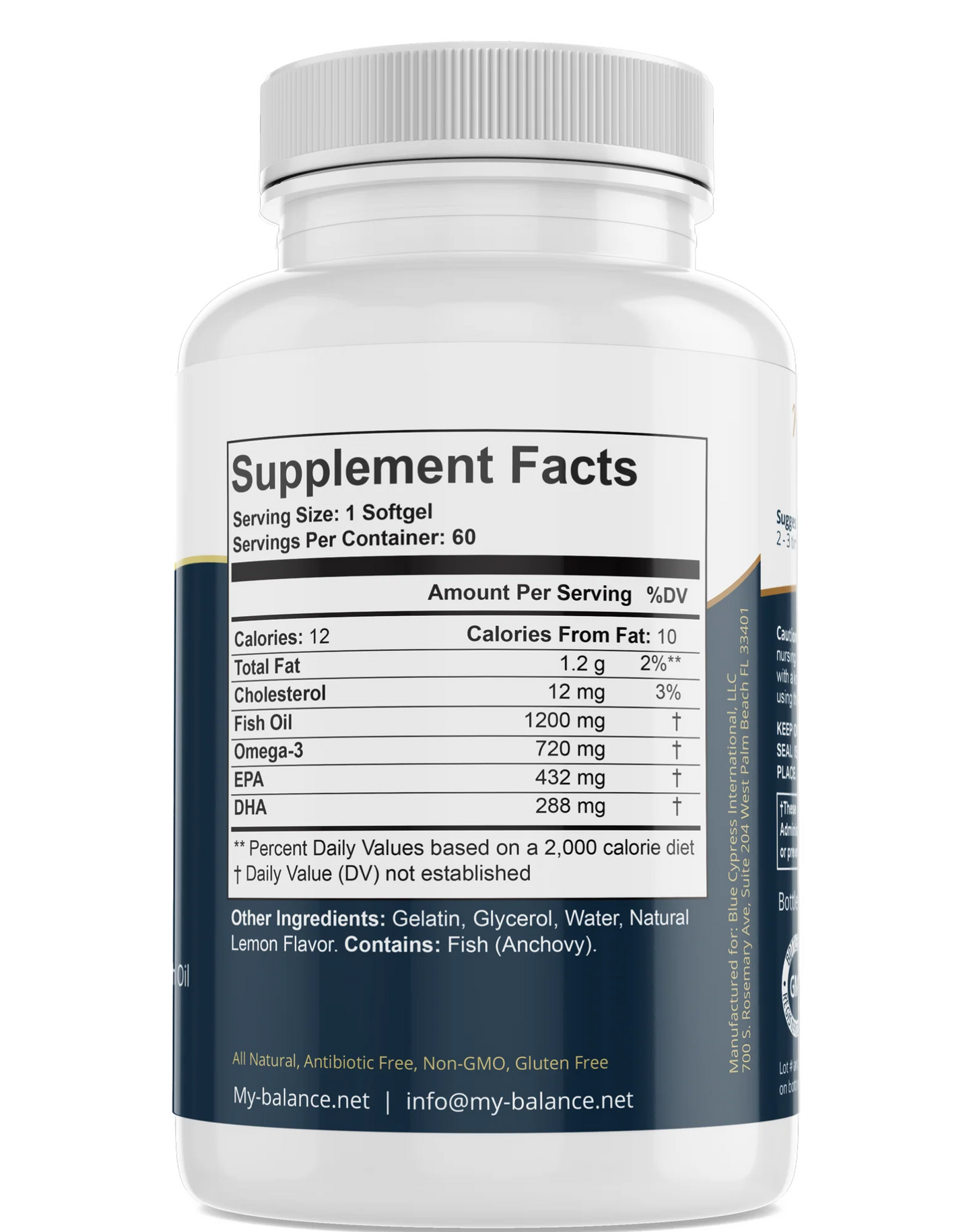 My Balance - Omega Fish Oil - Omega-3 Fatty Acids