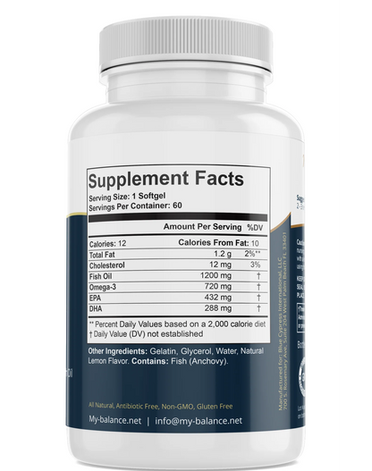 My Balance - Omega Fish Oil - Omega-3 Fatty Acids