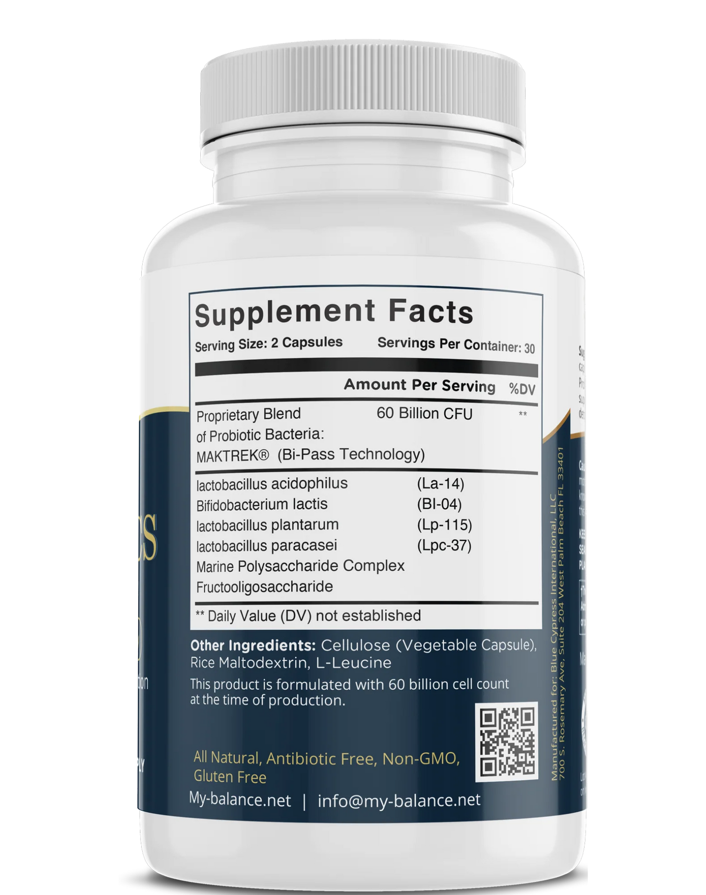My Balance - Probiotics 60 billion - Max Strength