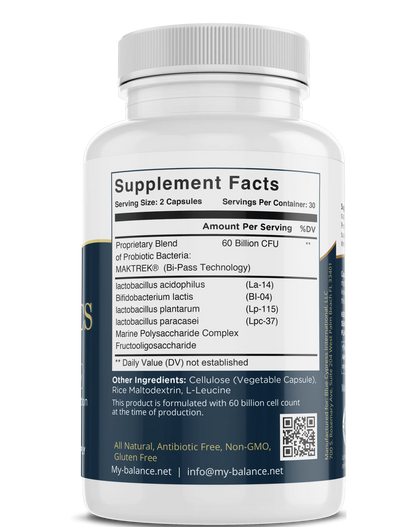 My Balance - Probiotics 60 billion - Max Strength